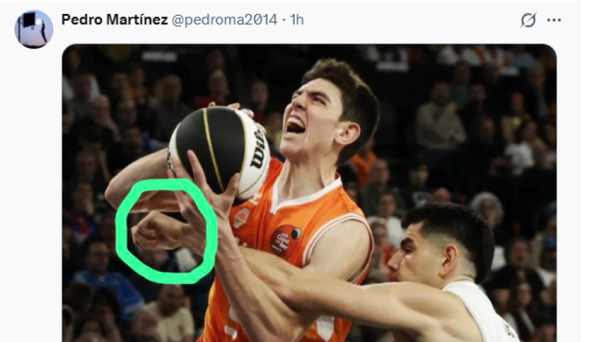 Captura de pantalla del perfl de X de Pedro Martínez