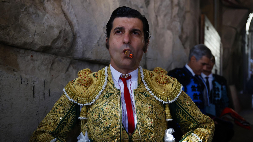 Morante de la Puebla, antes de un paseíllo en Nimes