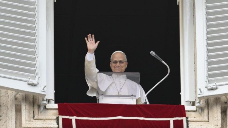 El Papa en un momento del Ángelus