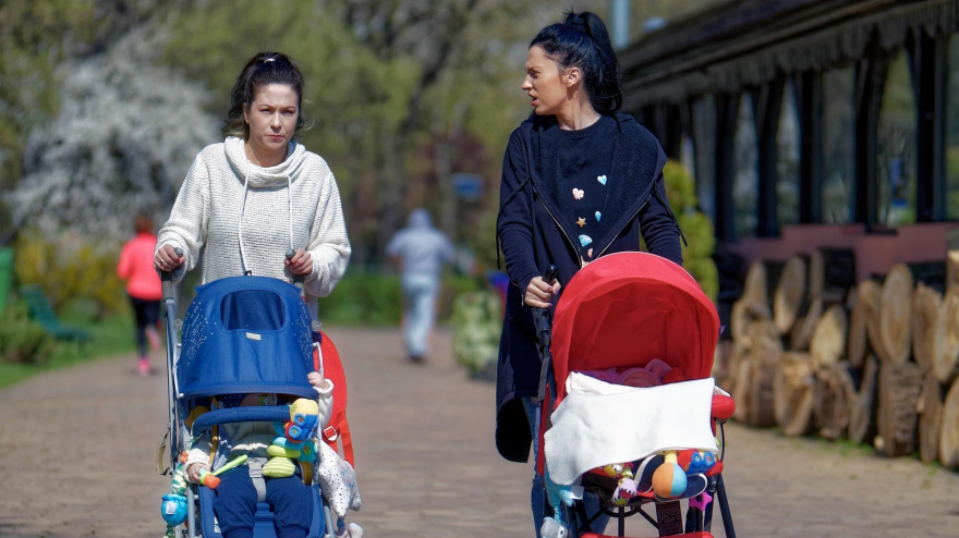 Madres en el dia de la mujer