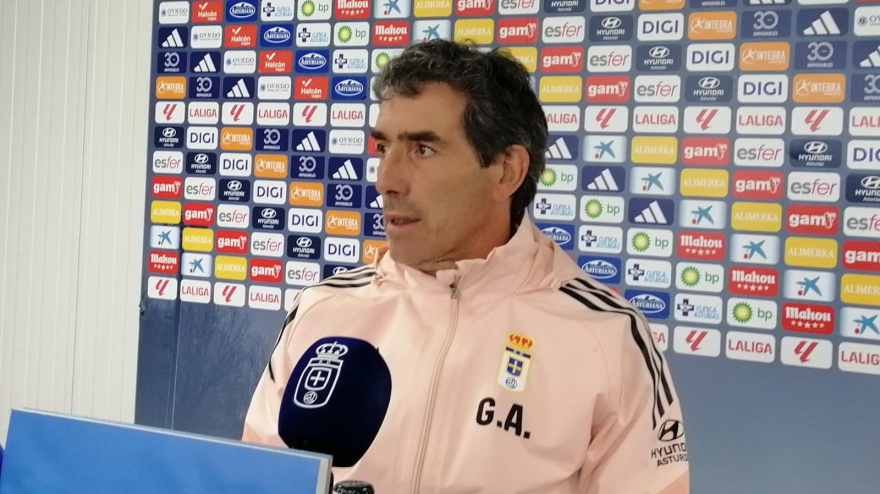 Guillermo Almada, en la sala de prensa de El Requexón