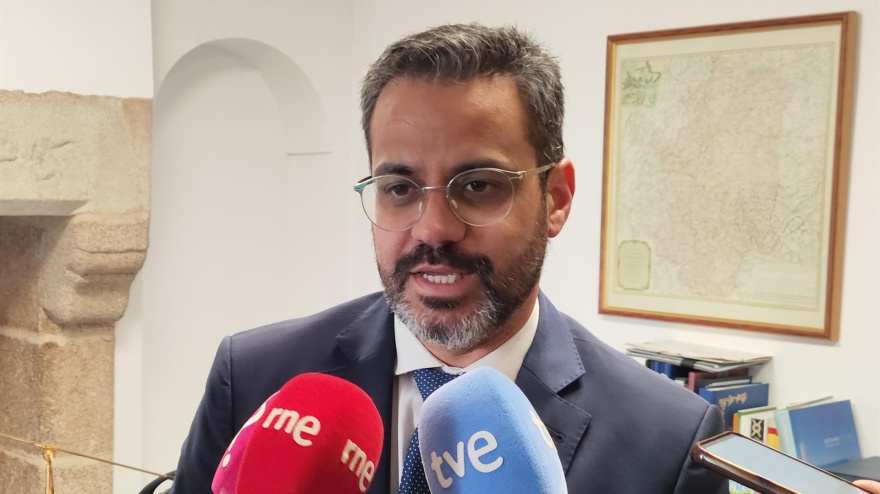 El alcalde de Olivenza, Manuel José González Andrade