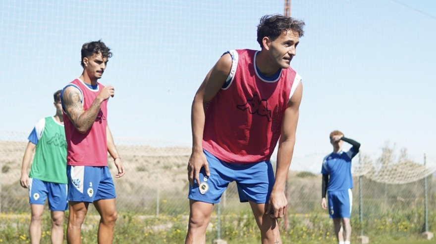 Entrenamiento de este martes en Fontcalent.