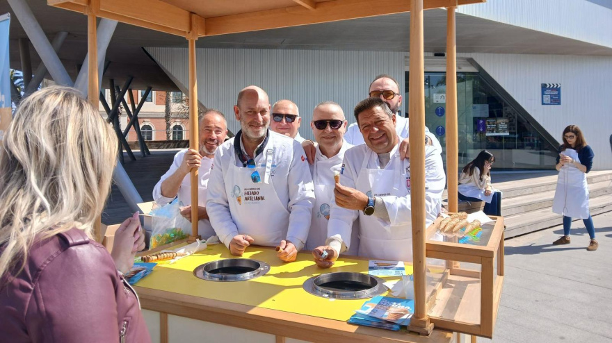 Campaña de promoción del helado artesano en Alicante