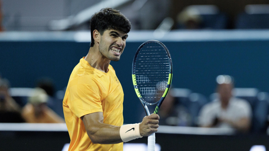 Carlos Alcaraz se ha quedado en Miami disfrutando de unos días de descanso.