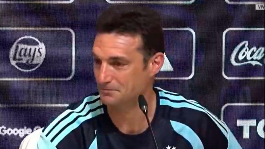 La emoción de Scaloni al hablar del lesionado Joaquín Panichelli