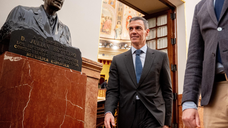 El presidente del Gobierno, Pedro Sánchez