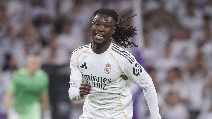 Camavinga durante un Real Madrid - Girona