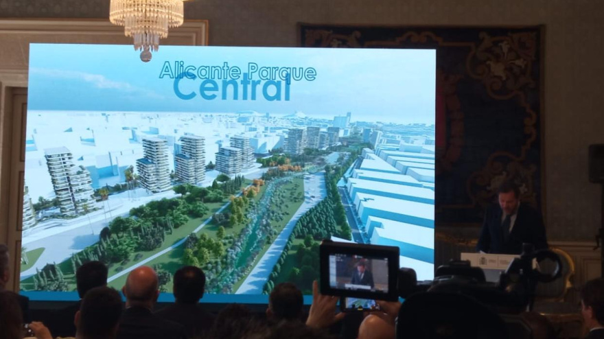 Presentación del proyecto del Parque Central de Alicante