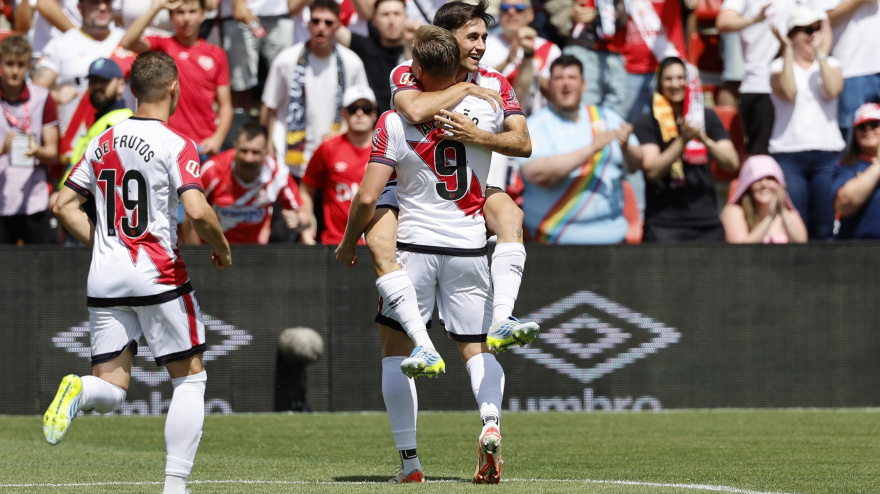 Alemao celebra su gol en el Rayo - Real Sociedad