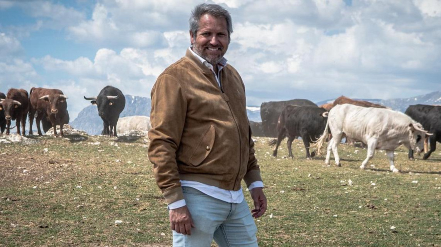 Rafael Ayuso, en su finca madrileña
