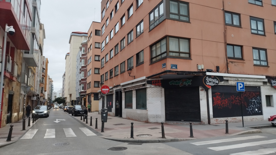 Calle Socorro (zona del Orzán), A Coruña