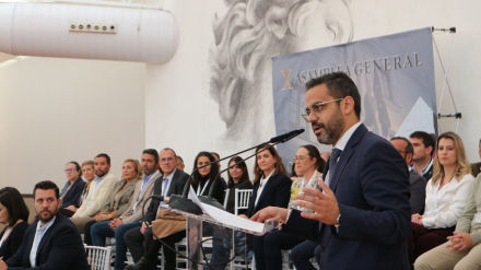 El alcalde de Olivenza, Manuel José González Andrade