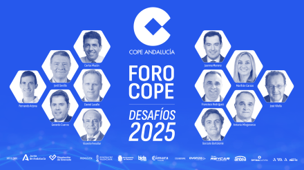 Cartel del Foro COPE Desafíos 2025 desde Granada