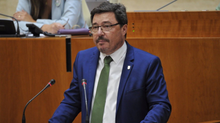 26/09/2024 El consejero de Economía, Empleo y Transformación Digital, Guillermo Santamaría, en el pleno de la Asamblea de Extremadura
POLITICA EXTREMADURA ESPAÑA EUROPA BADAJOZ
ASAMBLEA DE EXTREMADURA