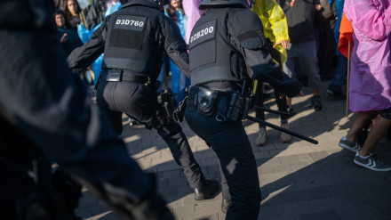 Imagen de archivo de una carga policial en una manifestación