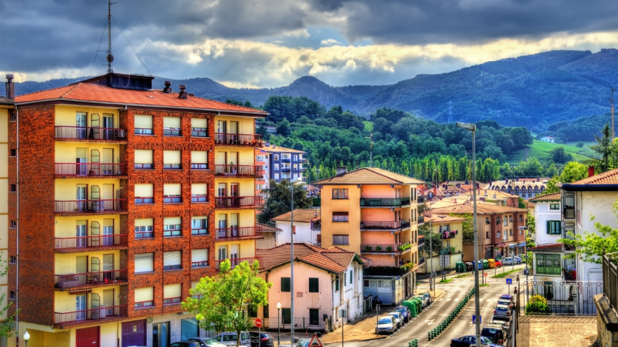 Imagen del casco antiguo de Irun