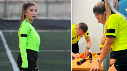 Imágenes de Elif Karaarslan y Orhan Erdemir