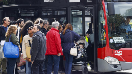 Huelga autobús