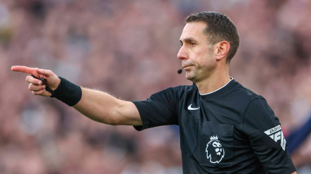 Imagen de David Coote, árbitro de la Premier League