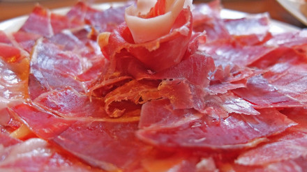 Plato de jamón ibérico