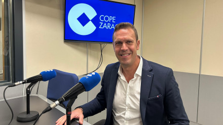Miguel Ángel Casbas, director general de Serma, en los estudios de COPE Zaragoza.