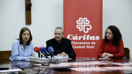 Presentación de la campaña de Navidad de Cáritas en Ciudad Real