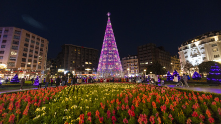 Luces de Navidad en Bilbao