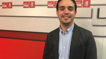 El secretario de Organización del PSOE aragonés, Darío Villagrasa.