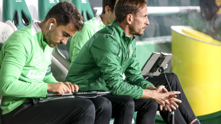 Joao Pereira solo ha durado ocho partidos como técnico del Sporting de Lisboa.