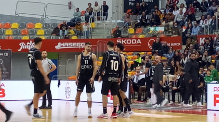 El Odilo en el choque ante el Castellón