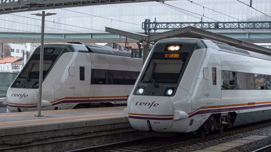 Trenes en Santiago de Compostela