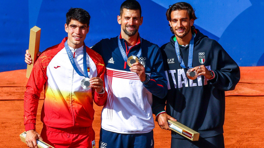 El último duelo entre el serbio y el español fue la final olímpica de París 2024.