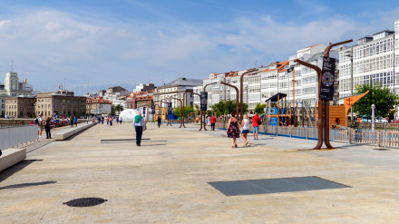 Avenida de La Marina, en A Coruña