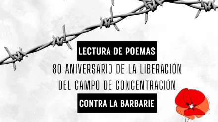 Cartel recital poético