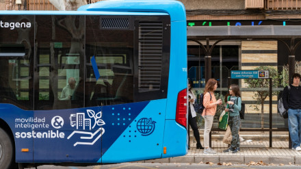 Un autobús en Cartagena