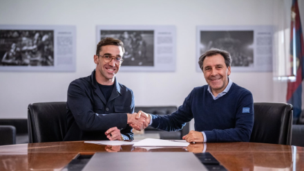 Manu Sánchez, con Felipe