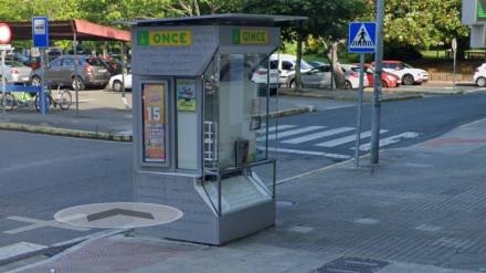 Kiosko de O Inferniño en donde se vendió el premio