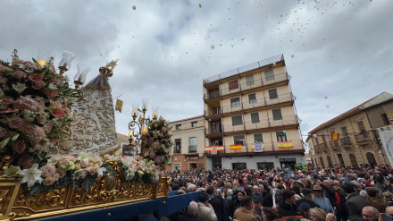 Virgen de la Paz de Villarta de San Juan en su día grande de 2025