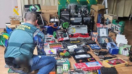 Imagen de los objetos sustraídos