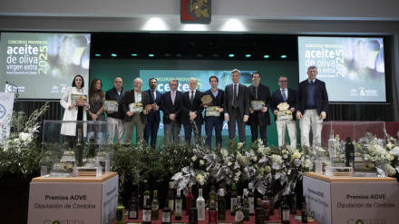 Foto tras la entrega de Premios AOVE
