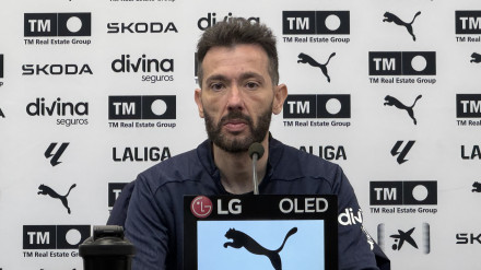 Corberán en el Media Center de Paterna