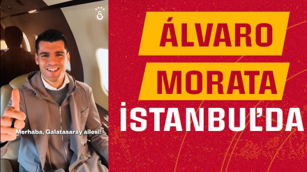 Álvaro Morata ya está en Estambul para fichar por el Galatasaray.