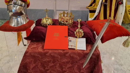 Recreación de la coronación de Fernando I.