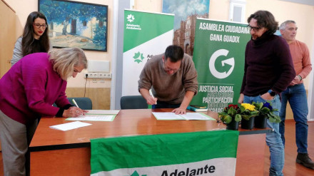 Adelante Andalucía y Gana Guadix han formalizado públicamente una alianza