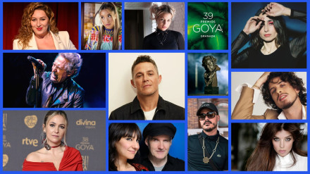Artistas que actúan en los premios Goya
