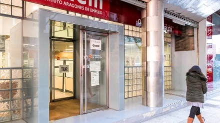 Imagen de archivo de una oficina del INAEM en Zaragoza.