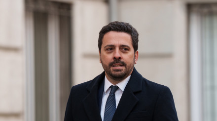 El teniente fiscal de la Secretaría Técnica de la Fiscalía General del Estado, Diego Villafañe, llega a declarar como investigado ante el Tribunal Supremo, a 5 de febrero de 2025, en Madrid (España). Villafañe declara como investigado ante el juez del Sup
