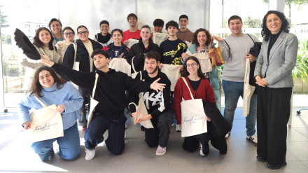 La edil acompañó a los alumnos en su visita