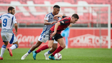 Imagen de la visita del Granada al Mirandés en la primera vuelta
